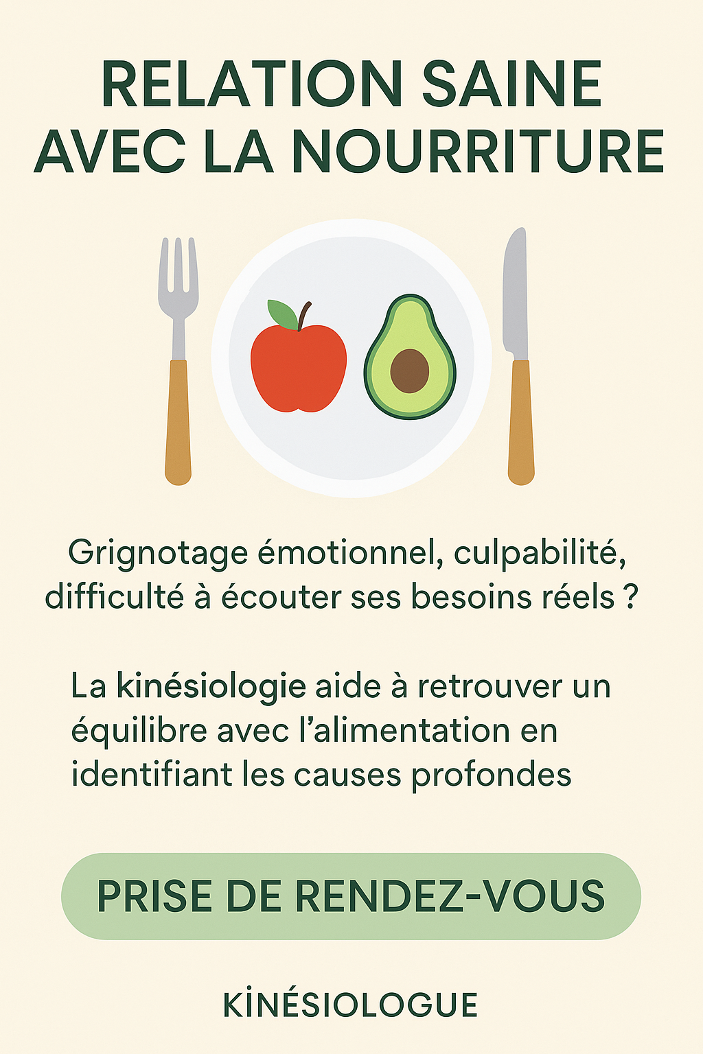 Recréer une relation saine avec la nourriture grâce à la kinésiologie